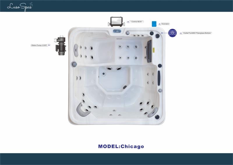 Luso Spas - THE CHICAGO PLUG & PLAY (IN STOCK)