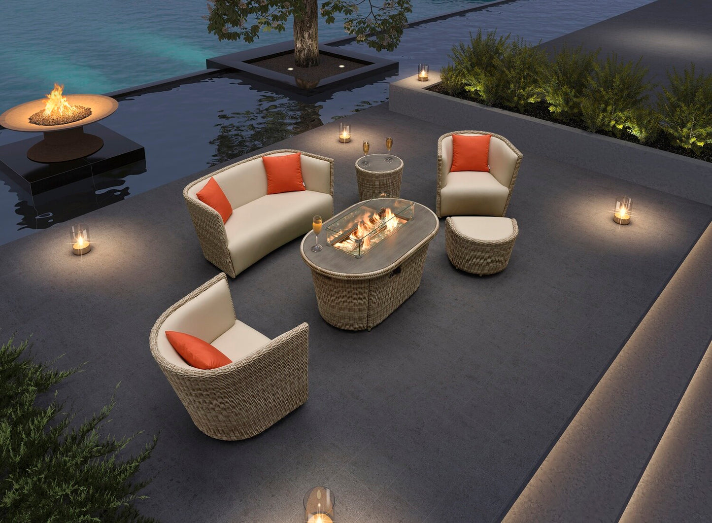 Luso Spas - The Oxford FirePit Set