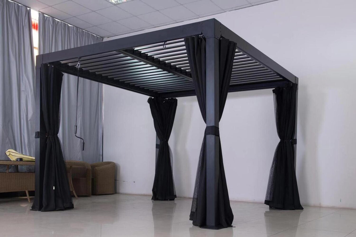 Luso Spas - THE ATLAS ALUMINIUM PERGOLA 3M X 3M (IN STOCK)