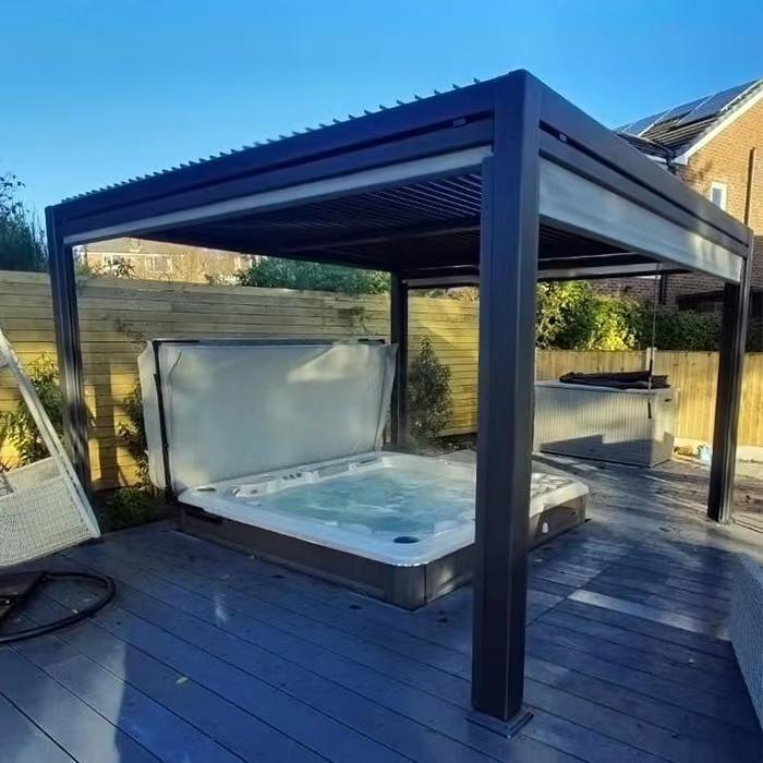 Luso Spas - THE ATLAS ALUMINIUM PERGOLA 3M X 3M (IN STOCK)