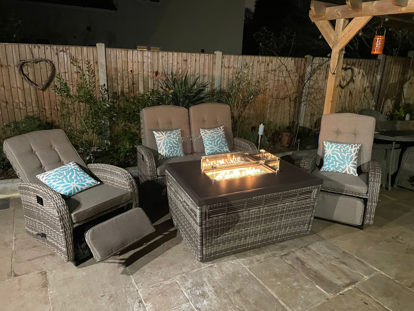 Luso Spas - The Hampton FirePit Table